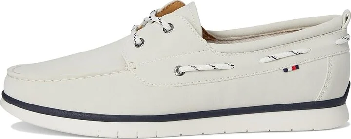 Tommy Hilfiger Sator Men's Shoes White : 7 D - Medium, Suede - Image 6