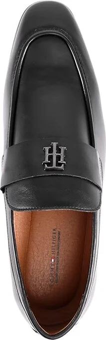 Tommy Hilfiger Sawlin Men's Lace Up Wing Tip Shoes Black : 11 M, Faux Leather - Image 2