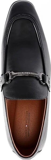 Tommy Hilfiger Senner Men's Lace Up Wing Tip Shoes Black : 12 D - Medium, Faux Leather - Image 2