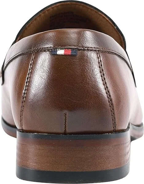 Tommy Hilfiger Senner Men's Lace Up Wing Tip Shoes Medium Brown : 10.5 D - Medium, Faux Leather - Image 4