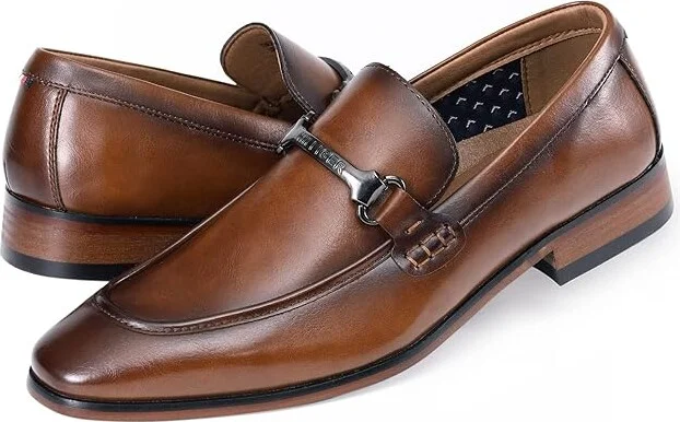 Tommy Hilfiger Senner Men's Lace Up Wing Tip Shoes Medium Brown : 10.5 D - Medium, Faux Leather