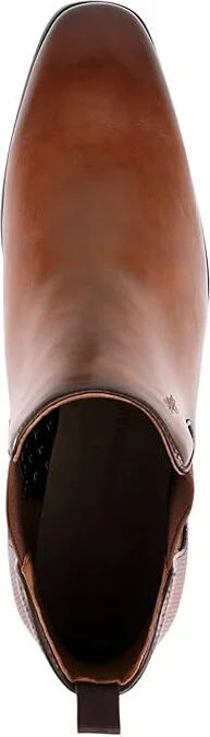 Tommy Hilfiger Sesame Men's Boots Medium Brown Burnished : 11.5 D - Medium, Synthetic - Image 2