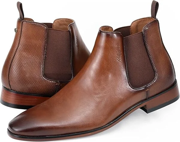 Tommy Hilfiger Sesame Men's Boots Medium Brown Burnished : 11.5 D - Medium, Synthetic