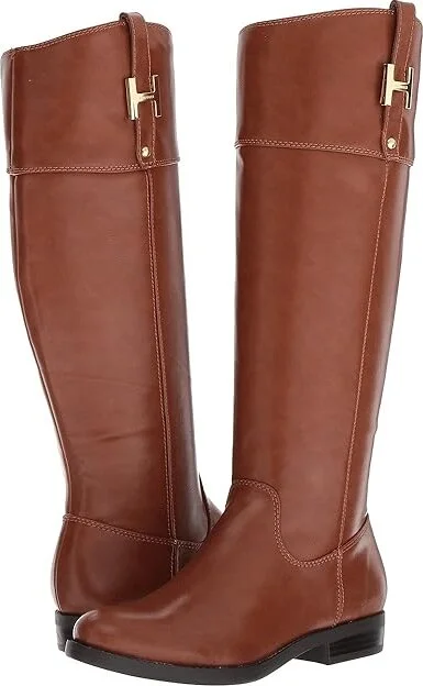 Tommy Hilfiger Shyenne 3 Women's Shoes Cognac : 6 M, Leather