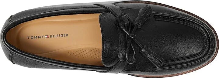 Tommy Hilfiger Sohan Men's Shoes Black : 7.5 D - Medium, Faux Leather - Image 2