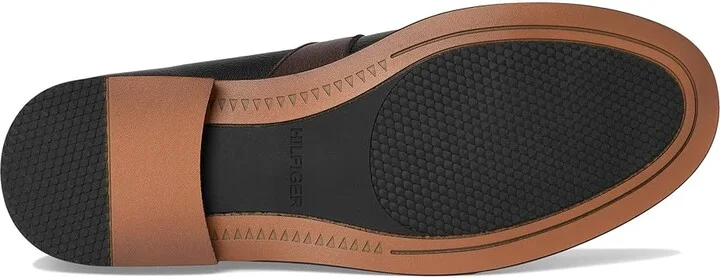 Tommy Hilfiger Sohan Men's Shoes Black/Dark Brown : 11 D - Medium, Faux Leather - Image 3