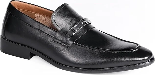 Tommy Hilfiger Speer Men's Lace Up Wing Tip Shoes Black : 7 M, Leather - Image 5
