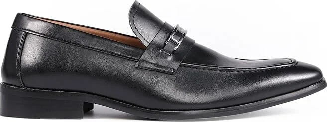 Tommy Hilfiger Speer Men's Lace Up Wing Tip Shoes Black : 7 M, Leather - Image 6