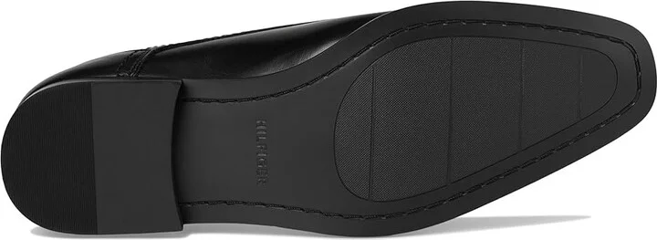 Tommy Hilfiger Step Men's Lace Up Wing Tip Shoes Black : 8 D - Medium, Leather - Image 3