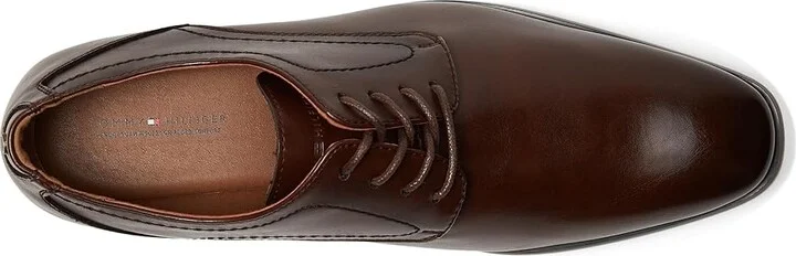 Tommy Hilfiger Step Men's Lace Up Wing Tip Shoes Medium Brown : 7 D - Medium, Leather - Image 2