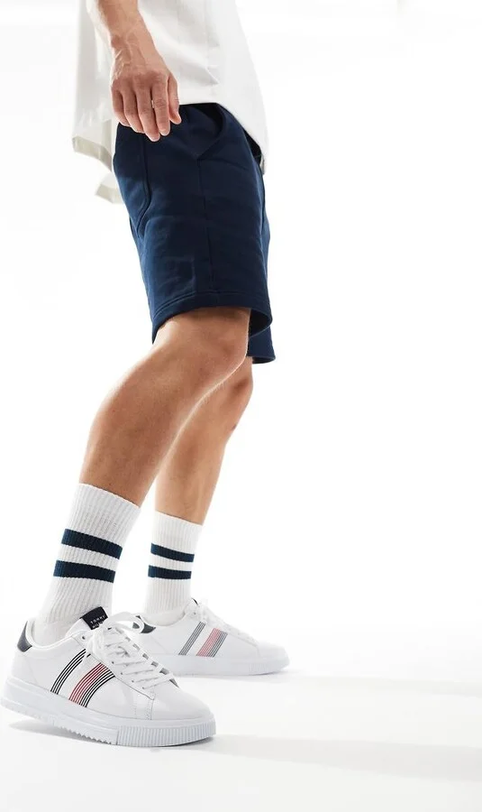 Tommy Hilfiger supercup leather sneakers in white