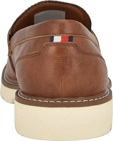 Tommy Hilfiger Tabaro Men's Lace Up Wing Tip Shoes Cognac : 9.5 D - Medium, Leather - Image 4