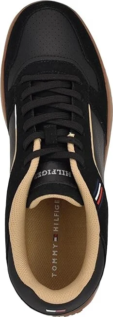 Tommy Hilfiger Tanet Men's Shoes Black/Gum : 9.5 D - Medium - Image 2