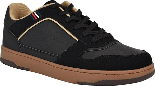 Tommy Hilfiger Tanet Men's Shoes Black/Gum : 9.5 D - Medium