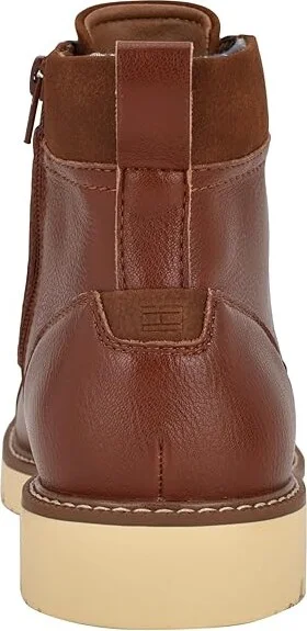 Tommy Hilfiger Tarlin Men's Boots Cognac : 7 M, Leather - Image 4