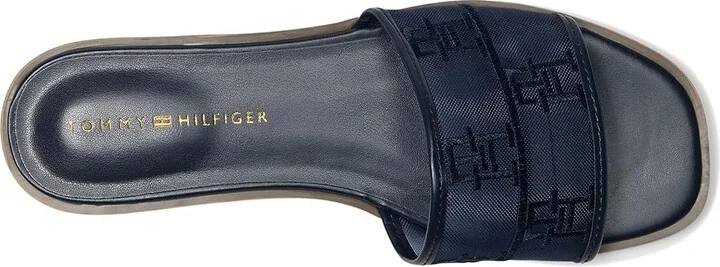 Tommy Hilfiger Tesia Women's Sandals Dark Blue Mesh Logo : 6.5 M, Synthetic - Image 2