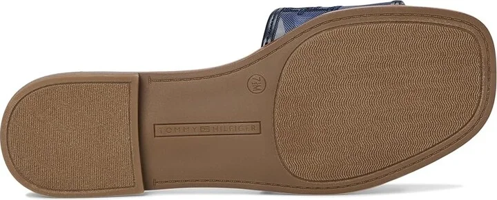 Tommy Hilfiger Tesia Women's Sandals Dark Blue Mesh Logo : 6.5 M, Synthetic - Image 3