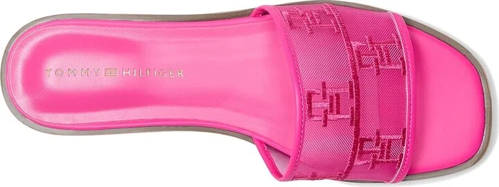 Tommy Hilfiger Tesia Women's Sandals Medium Pink Mesh Logo : 5.5 M, Synthetic - Image 2