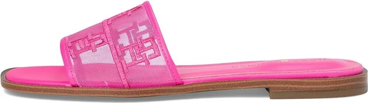 Tommy Hilfiger Tesia Women's Sandals Medium Pink Mesh Logo : 5.5 M, Synthetic - Image 6