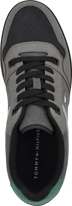 Tommy Hilfiger Trane Men's Shoes Dark Grey/Black : 9.5 M, Suede - Image 2