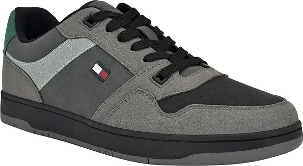 Tommy Hilfiger Trane Men's Shoes Dark Grey/Black : 9.5 M, Suede - Image 5