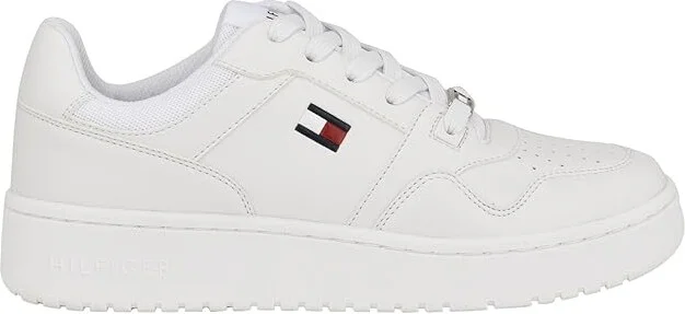 Tommy Hilfiger Twigye Women's Shoes White : 9.5 M, Leather - Image 5