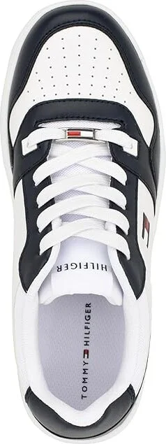Tommy Hilfiger Twigye Women's Shoes White/Navy : 7 M, Leather - Image 2