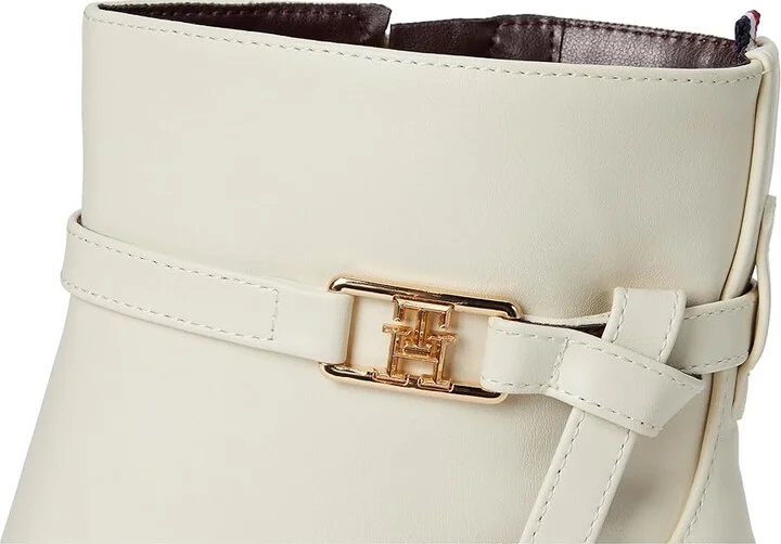 Tommy Hilfiger TWJORINE-IVO01 High Women's Heels Shoes Chic Cream : 7.5 M, Faux Leather - Image 7