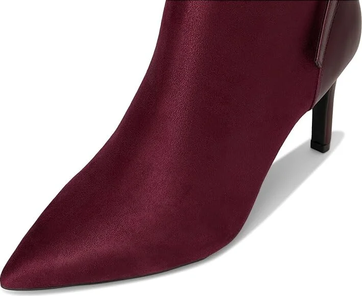 Tommy Hilfiger TWJORINE2-DRE01 High Women's Heels Shoes Rich Ruby/Rich Ruby : 9.5 M, Suede - Image 2