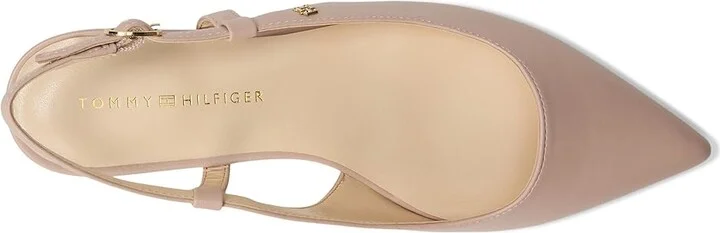Tommy Hilfiger Vamina Women's Flat Shoes Medium Pink : 9.5 M, Leather/Polyester - Image 2