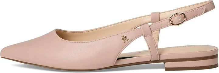 Tommy Hilfiger Vamina Women's Flat Shoes Medium Pink : 9.5 M, Leather/Polyester - Image 6