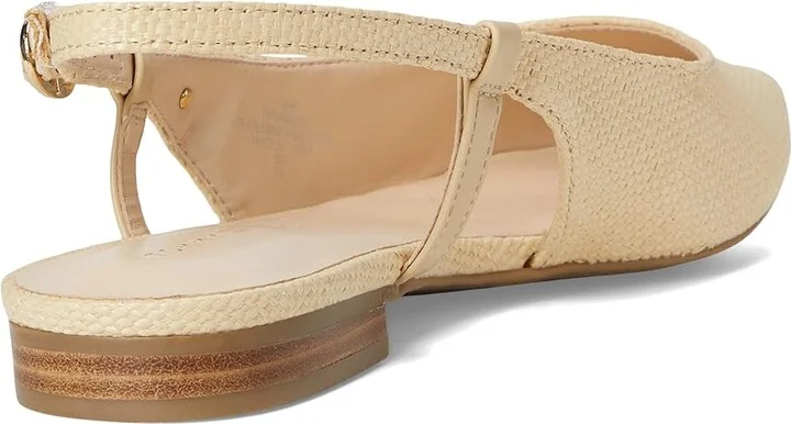 Tommy Hilfiger Vamina2 Women's Flat Shoes Light Natural : 7.5 M, Leather - Image 4