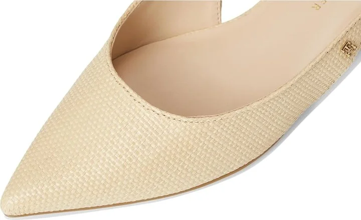 Tommy Hilfiger Vamina2 Women's Flat Shoes Light Natural : 7.5 M, Leather - Image 7