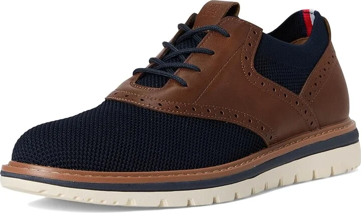 Tommy Hilfiger Varan Men's Shoes Navy/Cognac : 7.5 D - Medium, Polyester - Image 5