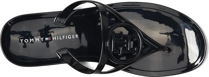 Tommy Hilfiger Vedna Women's Dress Sandals Black : 10 M, Polyester - Image 2