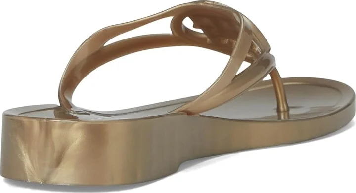 Tommy Hilfiger Vedna Women's Dress Sandals Gold : 8 M, Polyester - Image 4