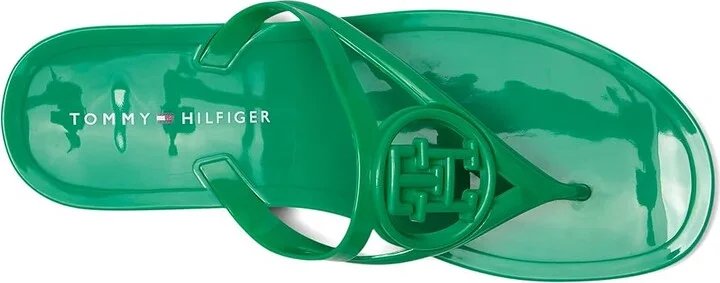 Tommy Hilfiger Vedna Women's Dress Sandals Green : 8 M, Polyester - Image 2