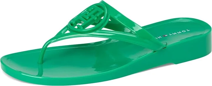 Tommy Hilfiger Vedna Women's Dress Sandals Green : 8 M, Polyester - Image 5