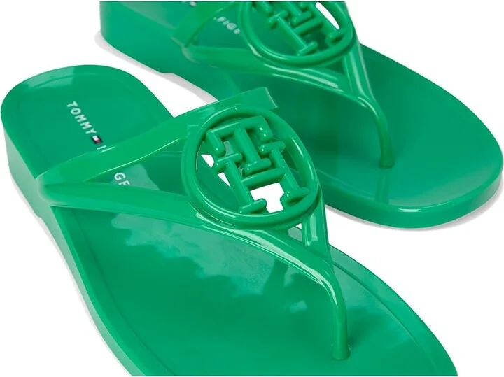 Tommy Hilfiger Vedna Women's Dress Sandals Green : 8 M, Polyester - Image 7