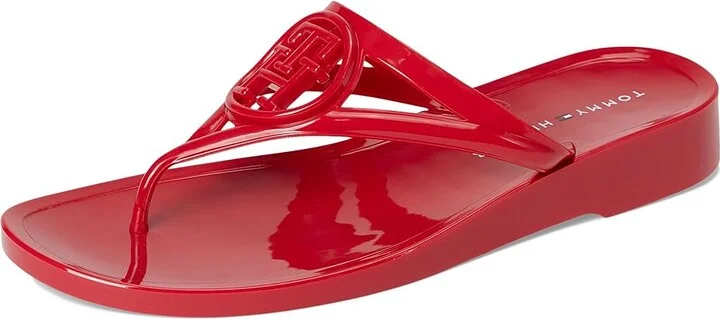 Tommy Hilfiger Vedna Women's Dress Sandals Red : 6 M, Polyester - Image 5