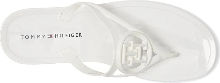 Tommy Hilfiger Vedna Women's Dress Sandals White : 5 M, Polyester - Image 2