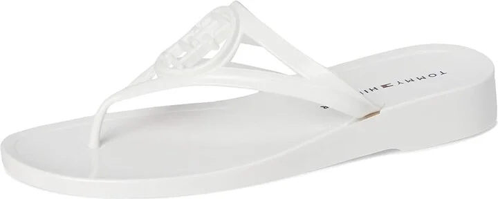 Tommy Hilfiger Vedna Women's Dress Sandals White : 5 M, Polyester - Image 5