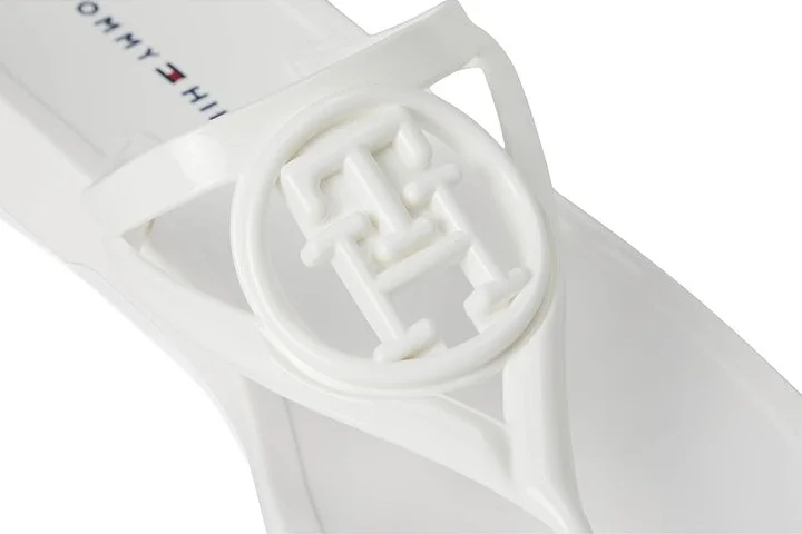 Tommy Hilfiger Vedna Women's Dress Sandals White : 5 M, Polyester - Image 7