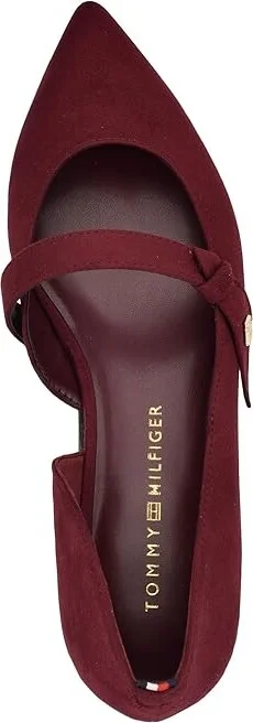 Tommy Hilfiger Venny 2 Women's Flat Shoes Dark Red : 10 M - Image 2