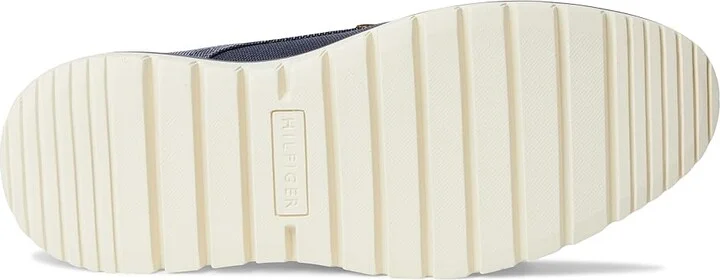 Tommy Hilfiger Vessle Men's Shoes Navy/Cognac : 9 D - Medium, Canvas - Image 3