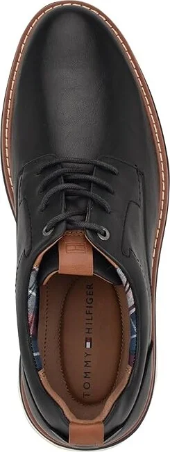Tommy Hilfiger Virat Men's Lace-up Boots Black : 10 M, Leather/Synthetic - Image 2