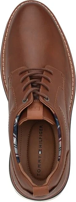 Tommy Hilfiger Virat Men's Lace-up Boots Cognac : 7 M, Leather/Synthetic - Image 2