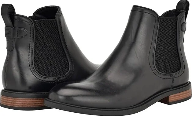 Tommy Hilfiger Vitus Men's Boots Black : 8 D - Medium, Leather