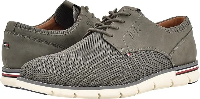Tommy Hilfiger Winner Men's Shoes Medium Grey : 7 D - Medium, Leather/Synthetic