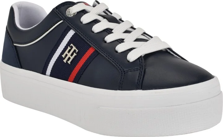 Tommy Hilfiger Women's Badria Logo Platform Sneakers